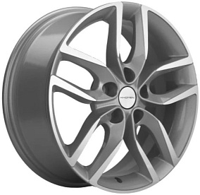 Диски Khomen Wheels KHW1708 (Nissan Tiida) F-Silver-FP